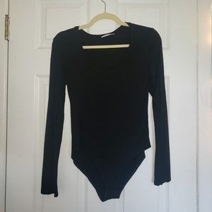 5/$30 Black Basic Bodysuit